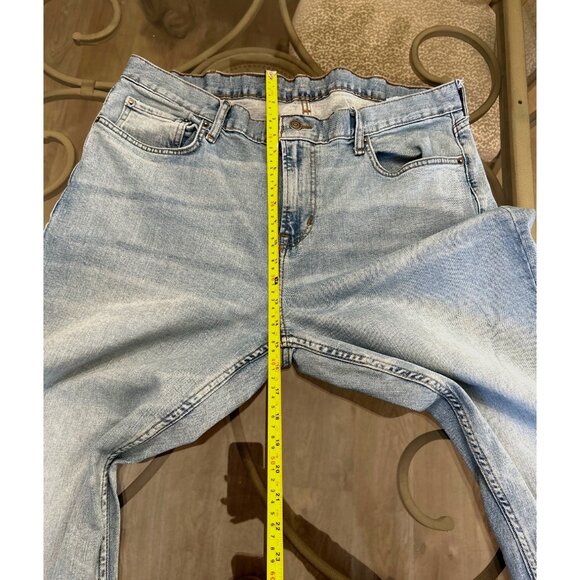 Old Navy Loose Fit Blue Jeans Relaxed Straight Leg Denim Pants 40x32 - Picture 4 of 6